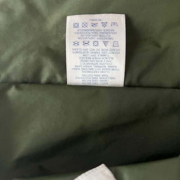 Girls Lands End Quilted Barn Coat - Picture 5 of 6